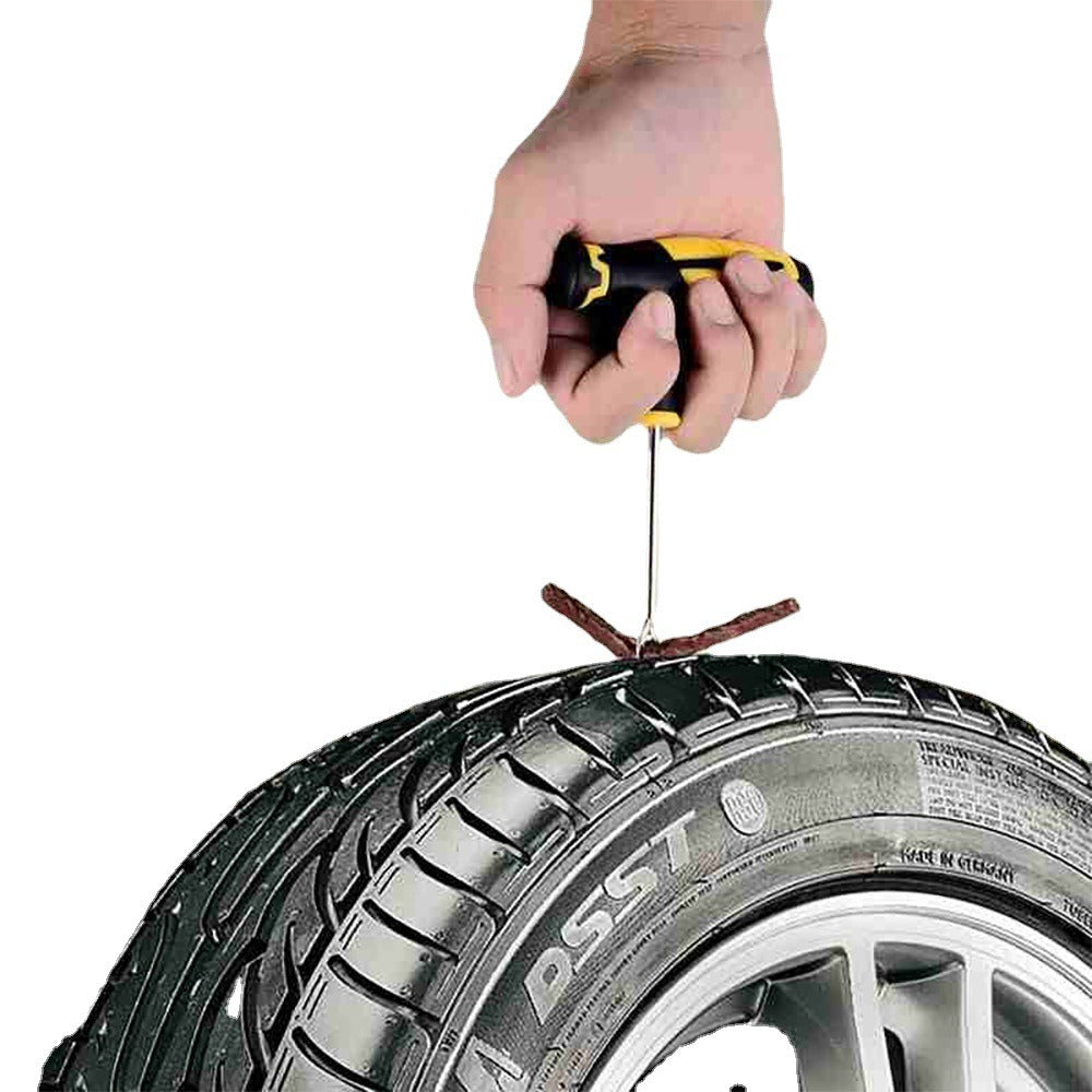 Car Vacuum Tire Repair Tool Car Tire Repair Tool Set Tire Rubber Strip Outdoor Emergency