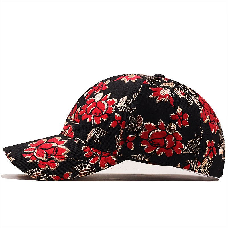 Simple Women's Baseball Cap Painting Embroidery Flower Girl Snapback Hats Jeans Woman Female Cap Summer fishing Sun Hat