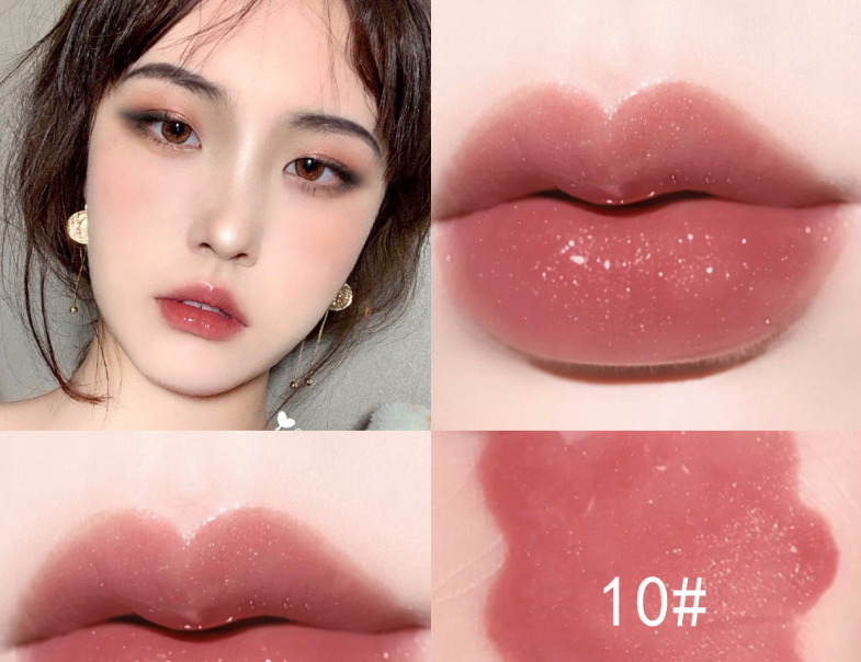 Dudu Lip Gloss Colorless Transparent Lip Gloss Bright Crystal Lip Gloss Glass Lip Fine Glitter Pearl With Shiny Jelly Color