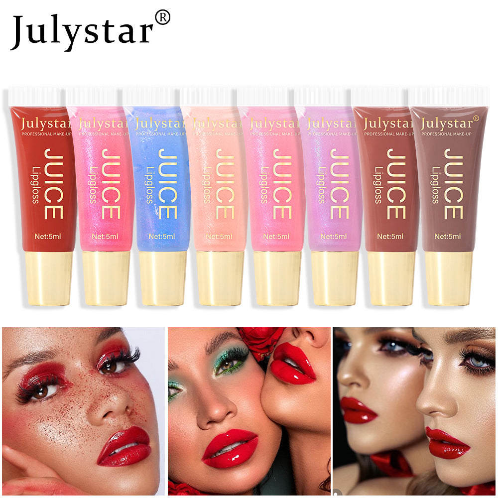 Hose Fruit Dudu Lip Transparent Waterlight Mirror Moisturizing Lip Honey Set Lip Oil