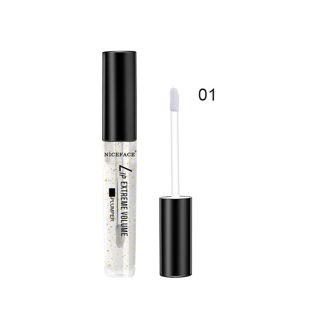 NICEFACE Gold Foil Lip Liquid Moisturizing And Lightening Lip Lines Wiping Out Beautiful Lip Artifact Lip Oil