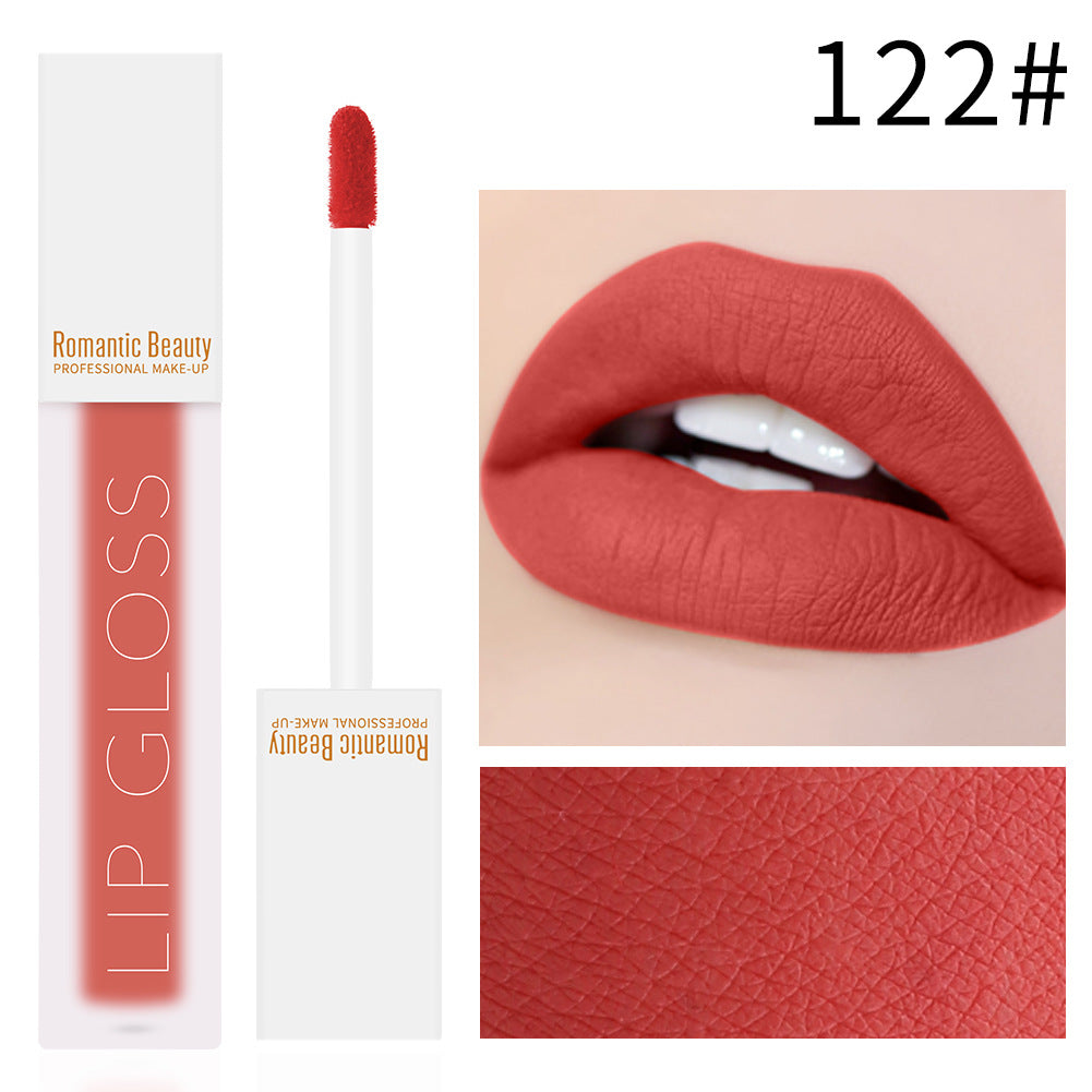 Romantic Beauty Velvet Matte Lip Glaze Non-Stick Lip Gloss