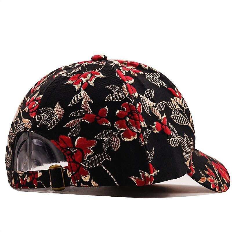 Simple Women's Baseball Cap Painting Embroidery Flower Girl Snapback Hats Jeans Woman Female Cap Summer fishing Sun Hat