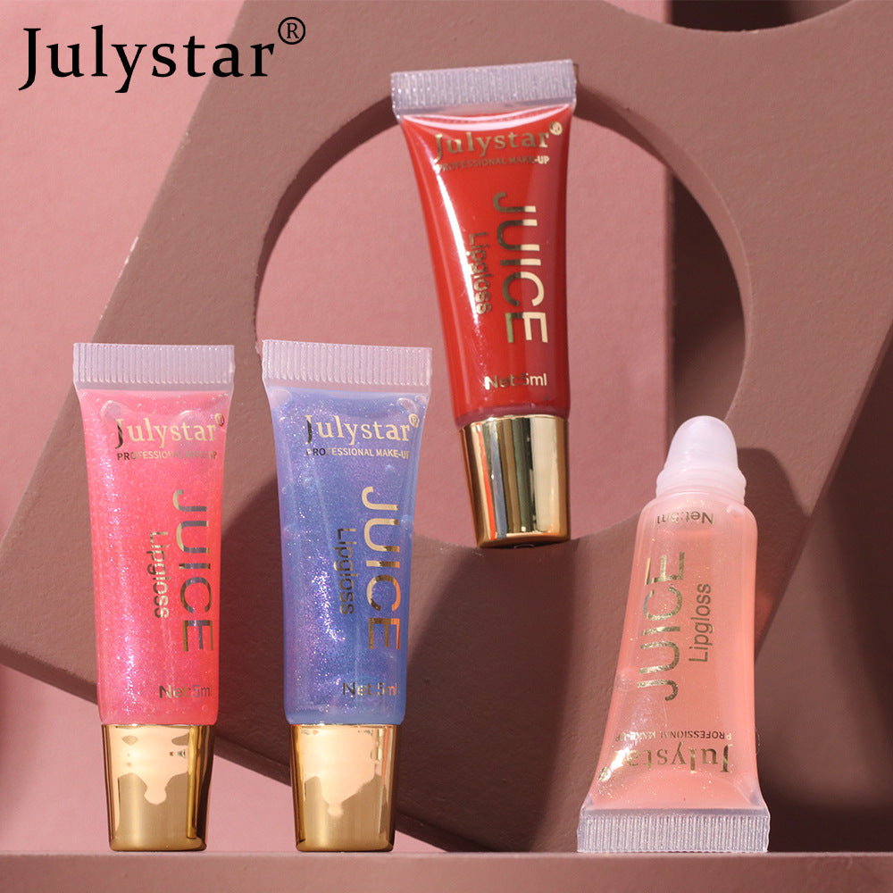 Hose Fruit Dudu Lip Transparent Waterlight Mirror Moisturizing Lip Honey Set Lip Oil