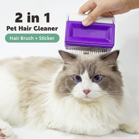 Pet Comb Automatic Hair Removal Comb Dog Self-cleaning Comb Cat and Dog Knotting Comb Pet Cleaning Supplies